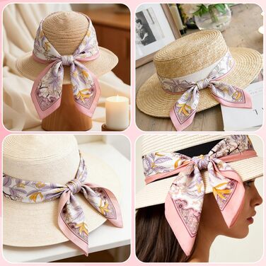 Шовкова хустка RIVIEVAL для жінок, 100% натуральний шовк малбери, квадратна, 53x53 см, з принтом, модель ZS-53-006