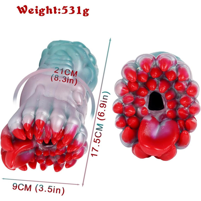 Силіконовий мастурбатор 'Монстр' 500г - реалістичний секс-іграшка для чоловіків, 3D дизайн