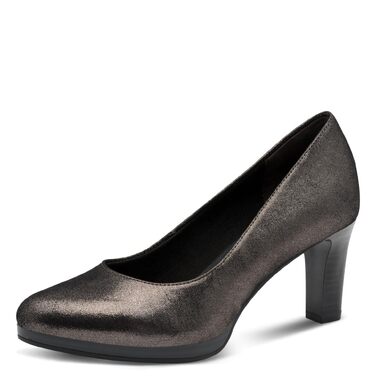 Жіночі туфлі-човники Tamaris Vegan Elegant, колір Pewter (сріблястий), розмір 38 EU
