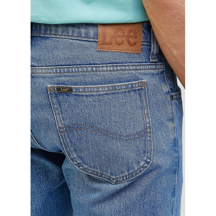 Чоловічі джинси LEE Classic Straight Fit Brooklyn, синьо-чорні (Moody Blue Used), розмір 32W/34L