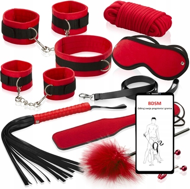 BDSM-набір Ero-Bull, чорний, 10 предметів