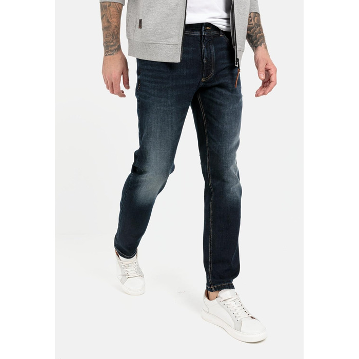 Чоловічі джинси camel active Madison Slim Fit, темно-сині (Dark Indigo), бавовна з еластаном