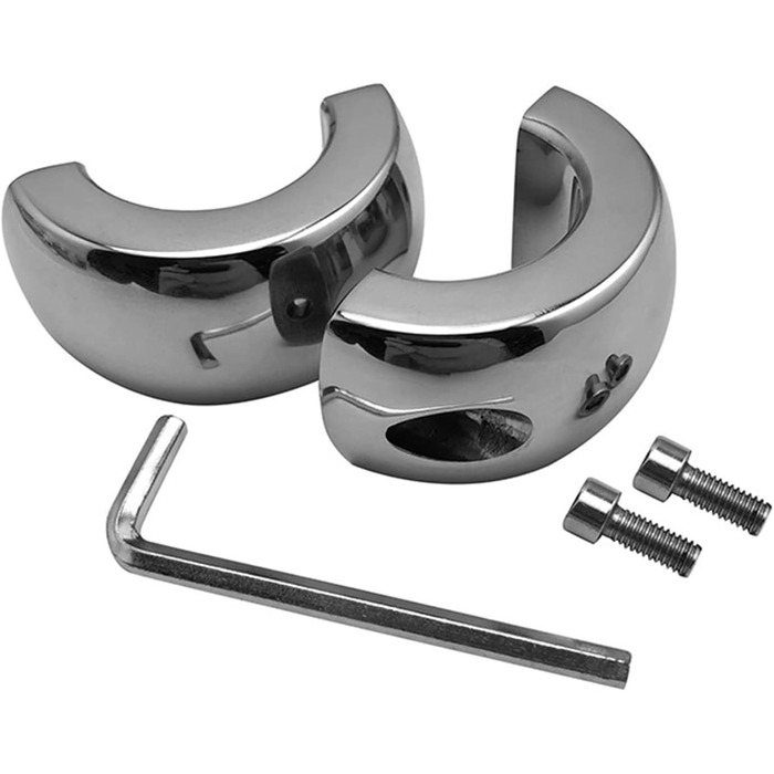 Металевий кільце для яєчок Hrekssi з магнітом, 30 мм - для контролю еякуляції, SM, сталевий