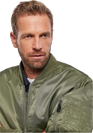 Чоловіча куртка-бомбер Brandit MA-1 Fliegerjacke, колір Olive 1, розмір XL
