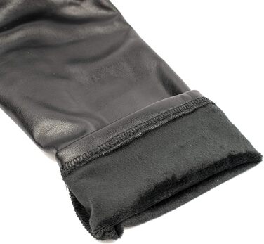 Сукня Rubberfashion Wetlook з ефектом мокрого блиску, довга, чорна, з довгим рукавом, без рукавичок (XXL, штучна шкіра)