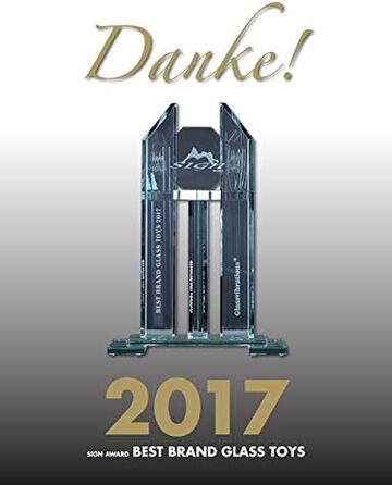 Секс-іграшка Glasdildo Twin Lover - скляний дилда, подвійний