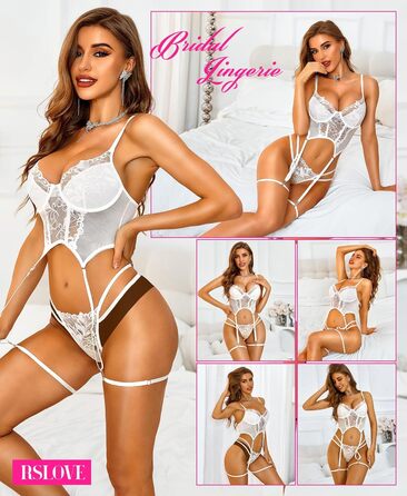 RLOVE Комплект жіночої білизни (4 шт.) S, білий