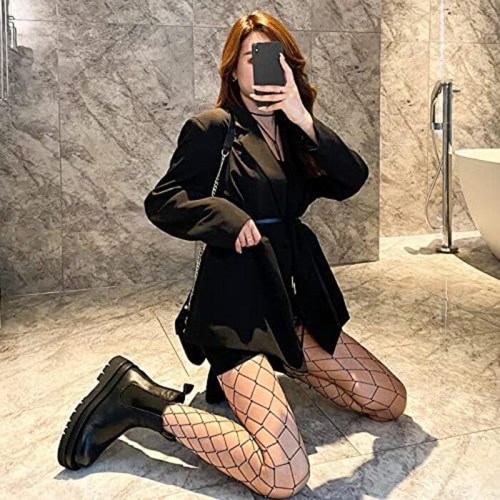 Штани-сітки SHALOLY для жінок: стильні, блискучі, ідеальні для вечірок та клубів (чорний)