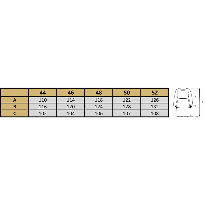 Класична повсякденна сукня міді FEMIMODA, розмір 44