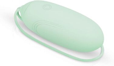 Вібраційний масажер LUV EGG з пультом дистанційного керування - для пар та новачків. 10 режимів, водонепроникний, перезаряджається, зелено-блакитний