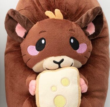 Плюшеві капці для дому corimori Raggy die Maus, гнучка підошва та резинка (розміри: дитячі 25-33.5 та дорослі 34-44)