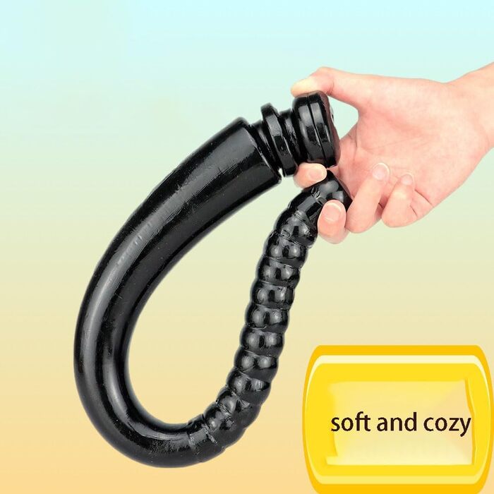 Анальний плагін з подвійним двійником, м'який анальний плагін, імітація пеніса для масажу G-точки та простати, велика іграшка для пар та гомосексуалів, 9-56 см