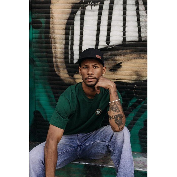 Кепка-бейсболка Nebelkind Unisex Snapback з прямим козирком та патчем, регульована, один розмір