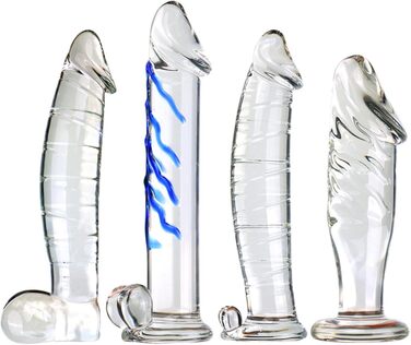 Скляний анальний плагін Hrekssi для стимуляції G-точки та аногеального масажу, для жінок та чоловіків