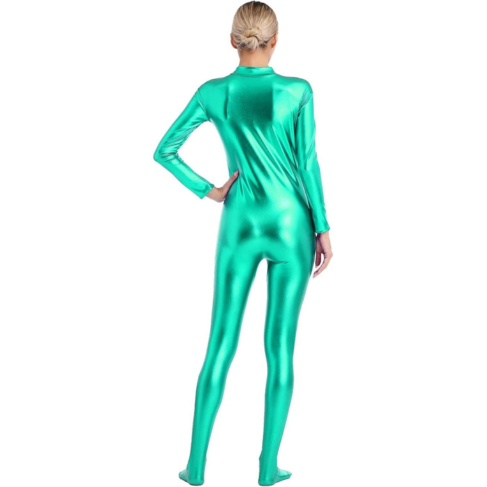 Жіночий комбінезон з довгим рукавом GRRKDFQ, зелений, розмір M