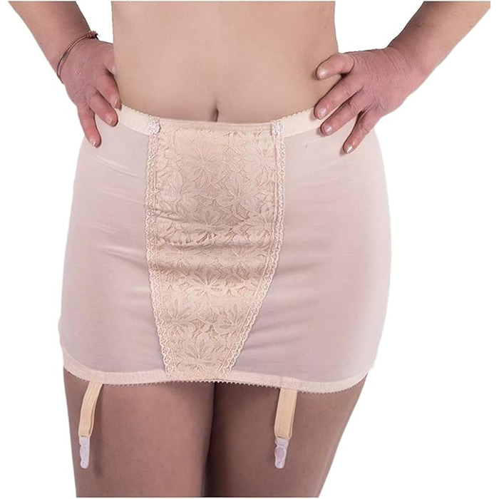 Корсетний пояс BODYPERFECT з високою талією, 4 фіксатори для панчіх, спідня білизна