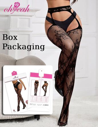 Чорні мереживні панчохи-шкарпетки для жінок, мереживні, мережисті легінси, висока талія, стрінг, чорно-червоні, L-XXL