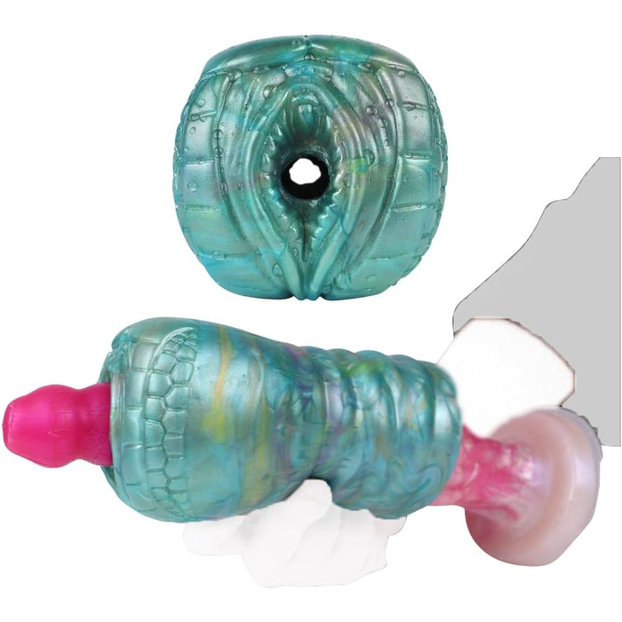 Іграшка для чоловіків Jixaxe Alien Monster - реалістична мастурбатор з вагінальним та анальним отвором