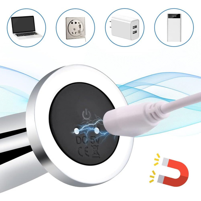 Анальний вібратор FLYTAGLE з алюмінію: 10 режимів, водонепроникний, для чоловіків, жінок та пар