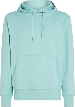 Чоловічий худі з капюшоном Calvin Klein Badge, колір Fresh Mint (м'ятний), розмір XS
