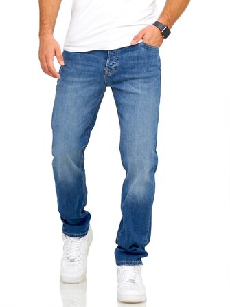 Чоловічі джинси JACK & JONES Infinity Mike ARIS Comfort Fit, темно-сині, 32W/32L