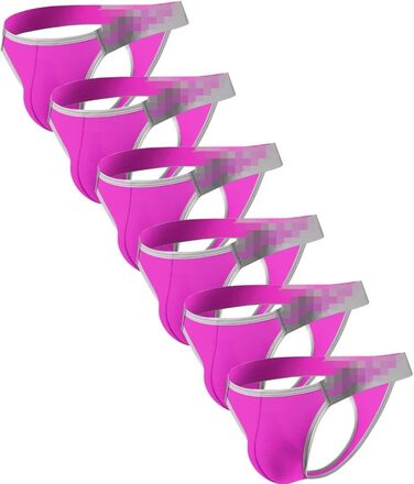 Чоловіча спідня білизна Faringoto: танга, G-стрінг, джокер стрип, чоловічі шорти, преміум якість (M, 6 Рожевий)