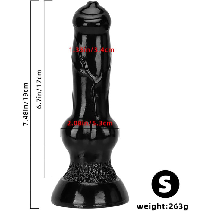 Чорний дildo з потужним присоском – іграшка для сексуального задоволення (маленький)