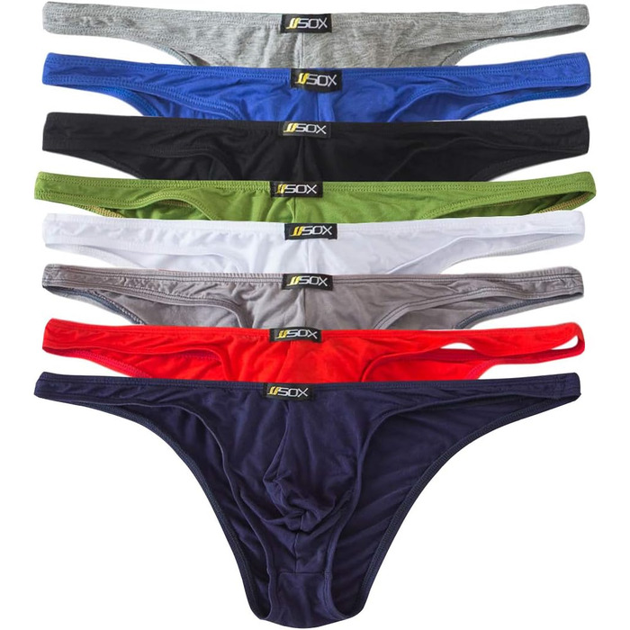 Танга чоловічі QiaTi, 8 шт. - чоловіча білизна, труси, сліпи, боксер