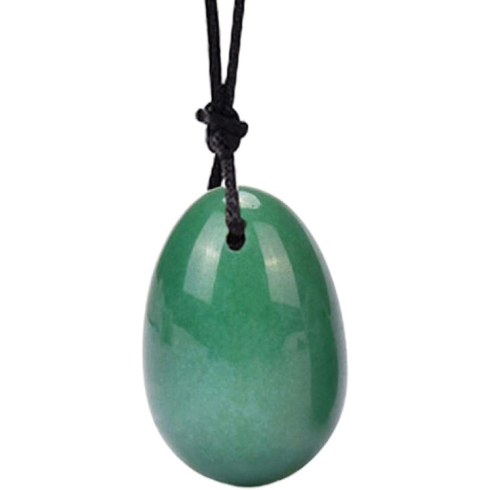 Яспір Рожевий Кварц, Нефрит, Аметист - Yoni Eggs (Яйця Юні) для Вагінального Масажу та Кегель-вправ, Набір 3 шт (S, M, L), Натуральний Камінь