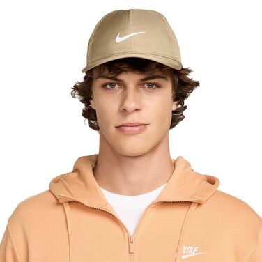 Кепка Nike Meta Swoosh H86 біло-бежева (Parachute Beige / Metallic Silver), розмір S