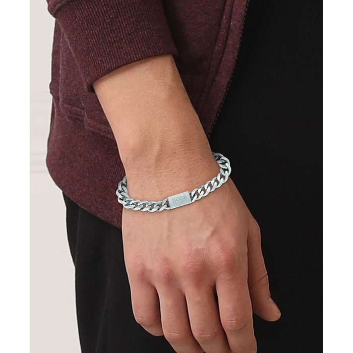 Чоловічий браслет BOSS Jewelry з ланцюжком колекції CHAIN LINK, сталь