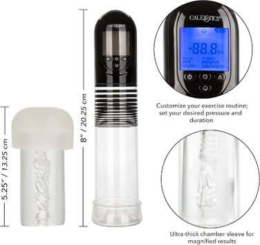 CalExotics Optimum Power Автоматичний розумний насос, 782 г (прозорий)