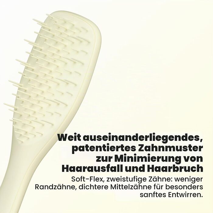 Гребінець-розчісувач Tangle Teezer Ultimate Detangler для вологого та сухого волосся, Chamille — для дбайливого розплутування та запобігання ламкості