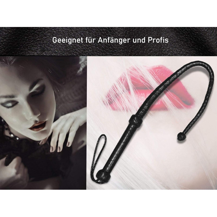 Однострільна батіг КВІРТ з натуральної шкіри