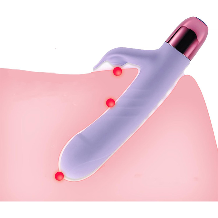 Вібратор для жінок Jinqian Rabbit з 9 режимами вібрації та стимуляцією G-точки, для пар