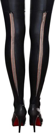 Чулки 7 Heaven A0190 чорного кольору, розмір L/XL