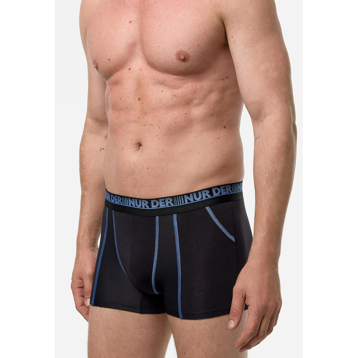 Боксер чоловічий 3 шт. 3D-Flex Air, бавовна, чорний/джинс, чоловіча білизна