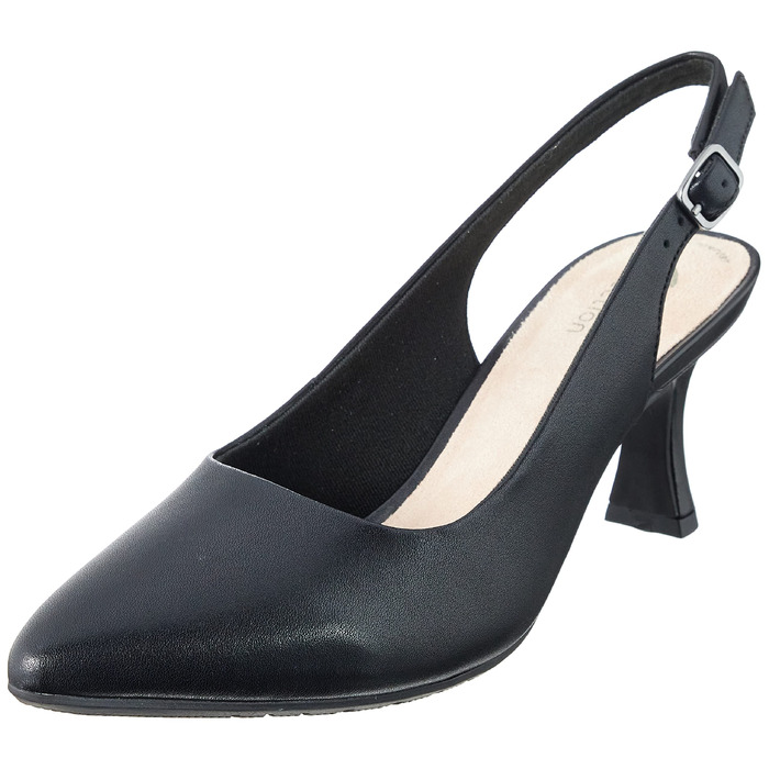 Жіночі туфлі-човники Clarks Kataleyna Step, шкіряні, чорні, розмір 39.5 EU