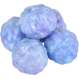 Анальні кульки з рідкого платиновиого силікону HXLXW для стимуляції G-точки та розширення анусу (5 шт.)