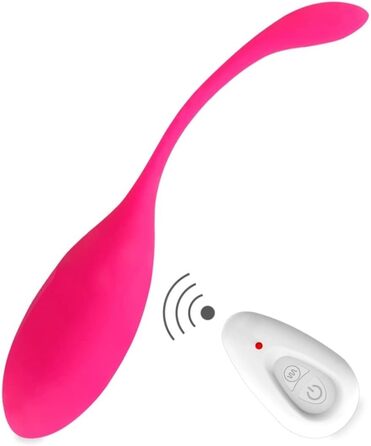 Вібратор JOY DeLuxe з пультом дистанційного керування - віброяйце з силікону, USB-зарядка