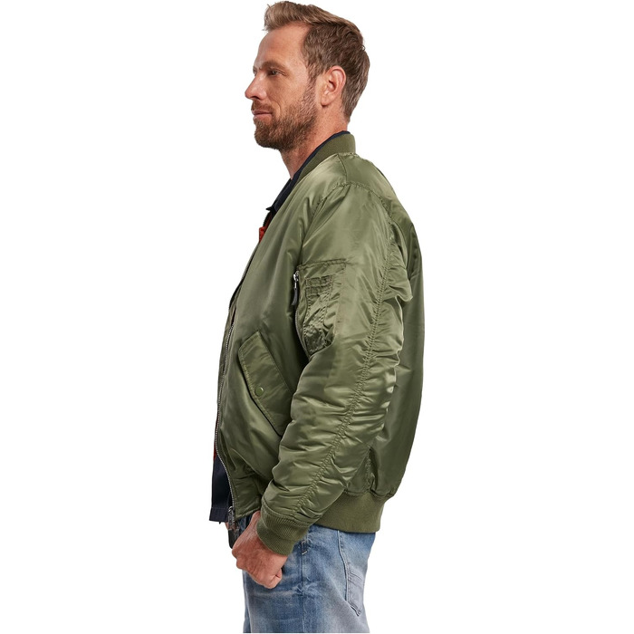 Чоловіча куртка-бомбер Brandit MA-1 Fliegerjacke, колір Olive 1, розмір XL
