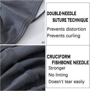 Танга чоловічі BIATWOWR з великою кишенею, шовкові, дихаючі, безшовні, сексуальні труси, чорно-темно-сірі, XL