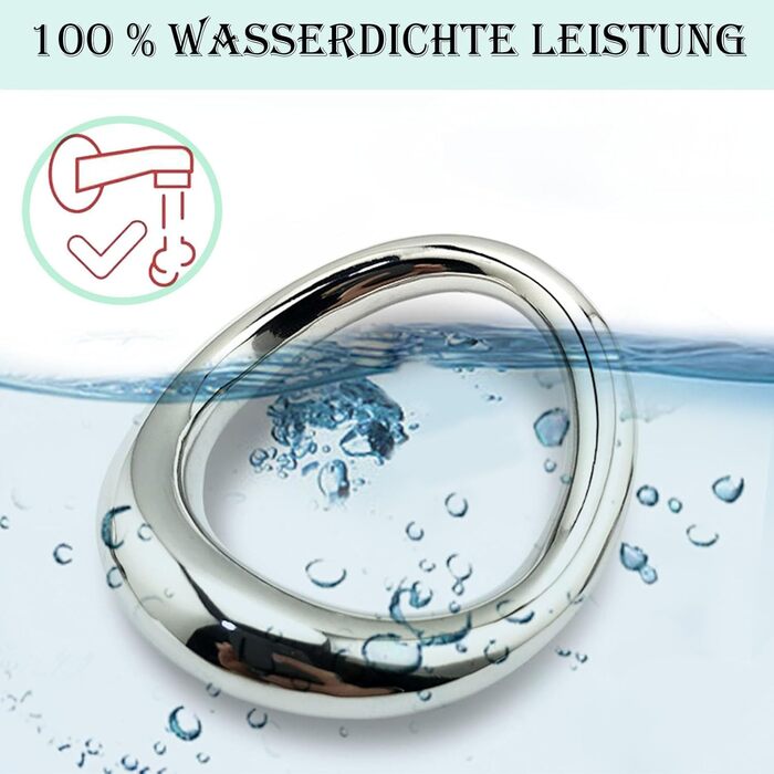 Кольце для статевого члена з вигнутою поверхнею (Eichelring) для чоловіків. Металеві кільця для статевого члена (маленькі, срібні)