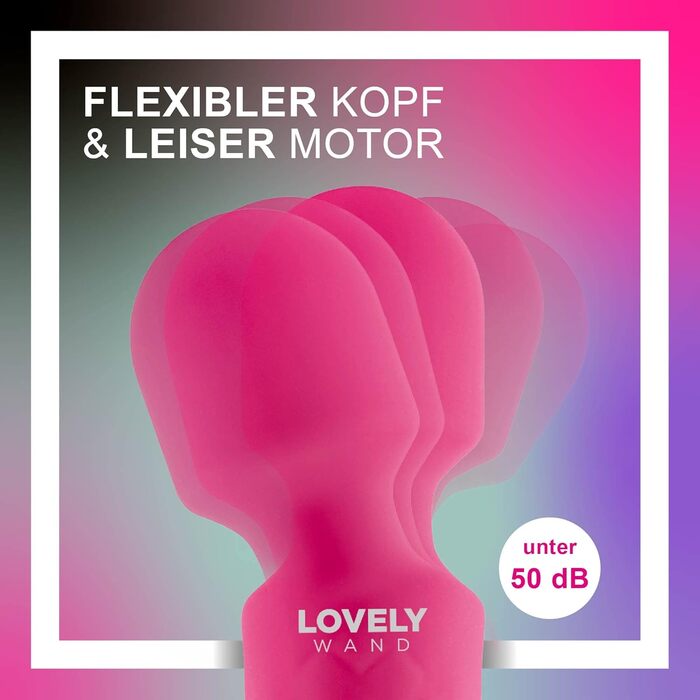 Вібратор для жінок Lovely Wand - бездротовий, водонепроникний, 20 режимів, з акумулятором