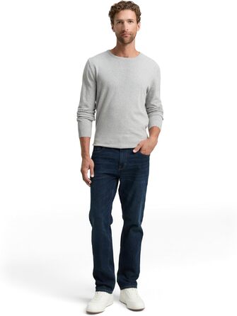 Чоловічі джинси Tom Tailor Josh Regular Slim Fit, темно-сині (Blue Denim Dark Wash), стрейч
