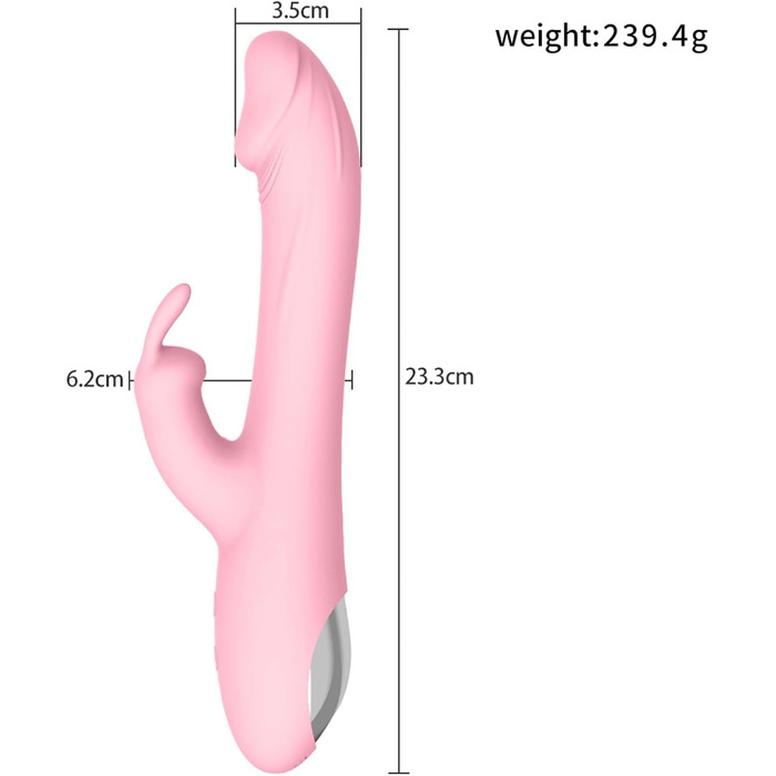 Вібратор для анусу G-Spot Rabbit з 3 режимами та 10 вібраціями для дорослих. Іграшка для пар, стимуляція клітора.