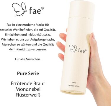 Вібратор жіночий Fae Pure Whisper White - компактний, тихий, з підзарядкою, 160 режимів вібрації