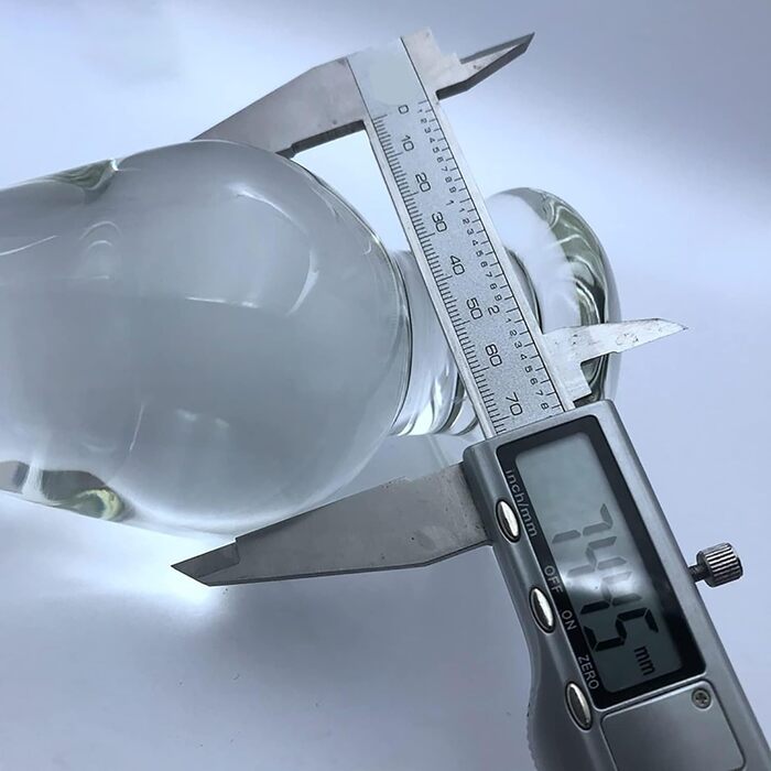 Анальний плагін зі скла ScreaAss Big Glas – 4.5/7.5/8 см, прозорий кристалічний дилдо для анального сексу, мастурбація, SM bondage для жінок та чоловіків