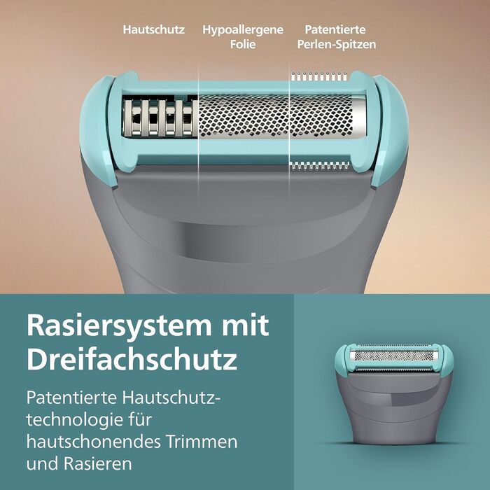 Тример для тіла та інтимних зон Philips Bodygroom Series 3000 BG3480/15, водонепроникний, з системою захисту шкіри, 80 хв роботи