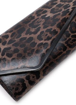 Жіночий клатч Tamaris Amalia Leo 34784 з леопардовим принтом, колір taupe